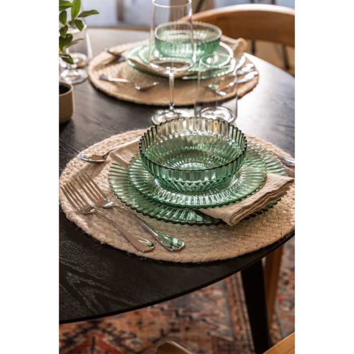 Archie Verde 12 Piece Dinnerware Set