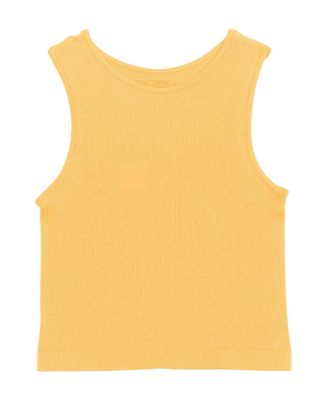Girls' Ribbed Crop Sports Tank Top - Big Kid