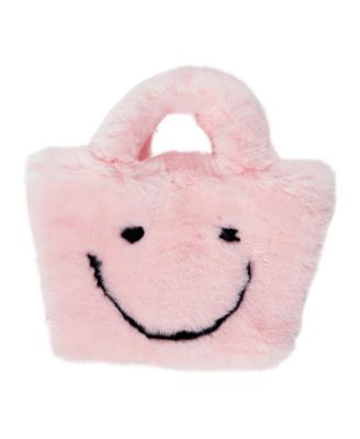  Girls' Fuzzy Smiley Face Purse - Little Kid, Big Kid