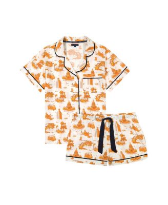 Austin Toile Pajama Shorts Set