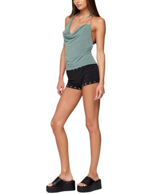 Rhia Cowl Neck Halter Top