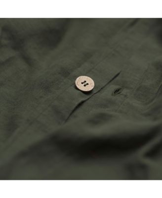  Plain Linen Duvet Cover, Queen