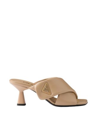 サンダル・ミュール PRADA PADDED NAPPA LEATHER SANDALS Prada Women's Padded Nappa Leather Sandals | Bloomingdale's