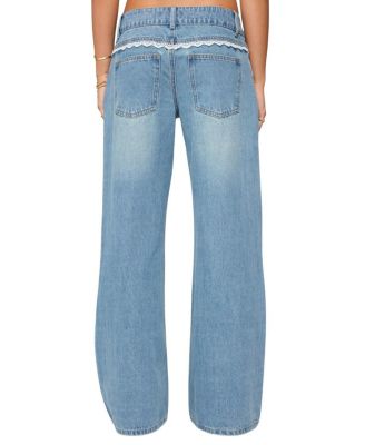 Alisha Lacey Low Rise Light Rinse Wash Jeans