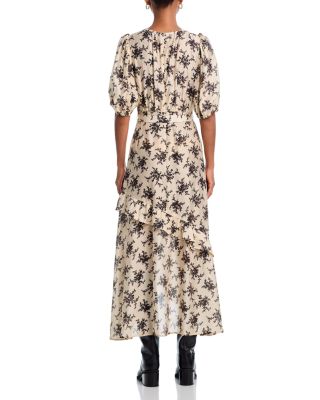 Joan Printed Midi Dress
