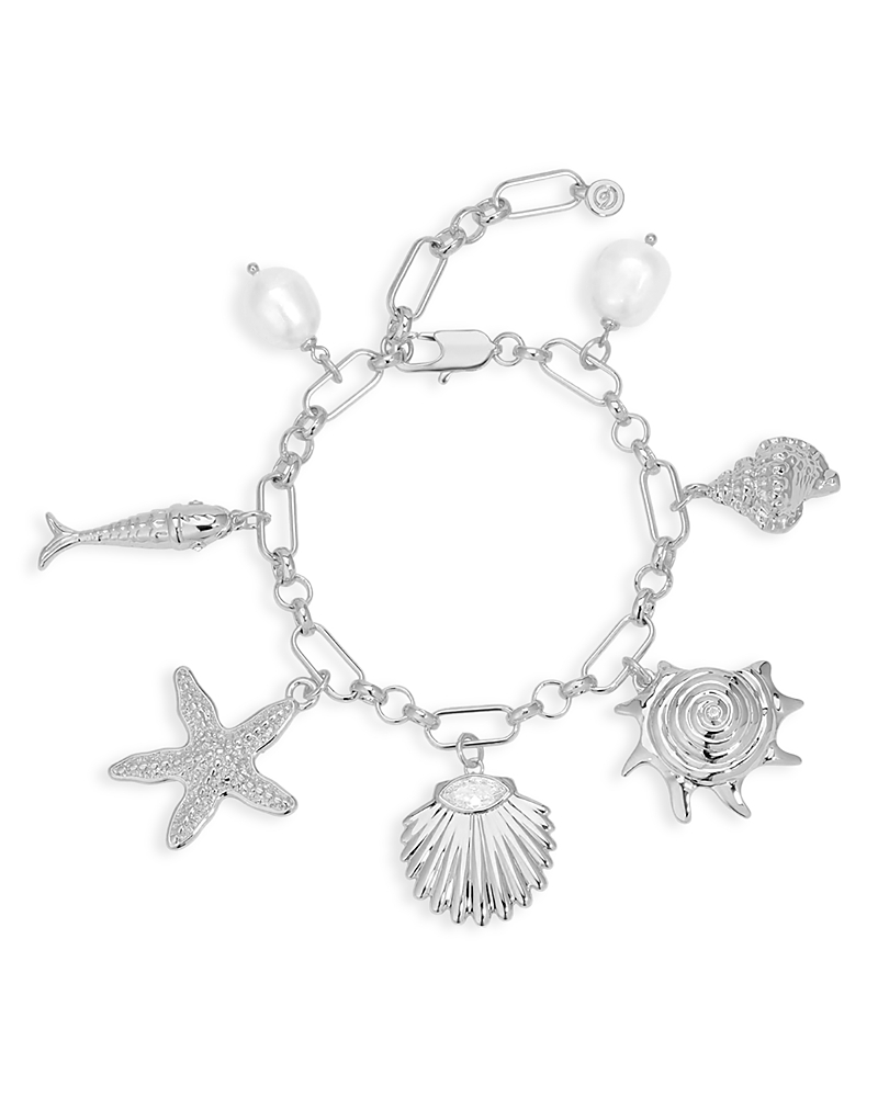 Ettika Oceanic Dreams Charm Bracelet In Metallic