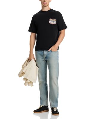 Smiley Burnt Rubber Graphic Tee