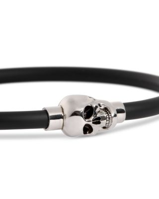 Skull Rubber Cord Bracelet