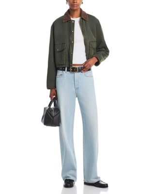Waxed Cropped Jacket