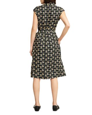 Kalinda Geometric Print Dress