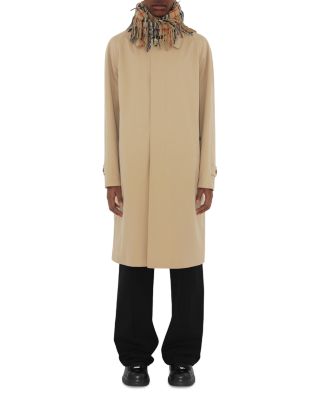 Check Cashmere Fringed Scarf