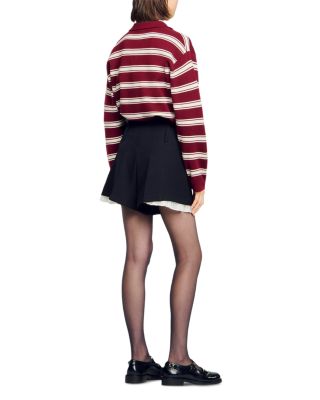 Tailored Ruffled Shorts