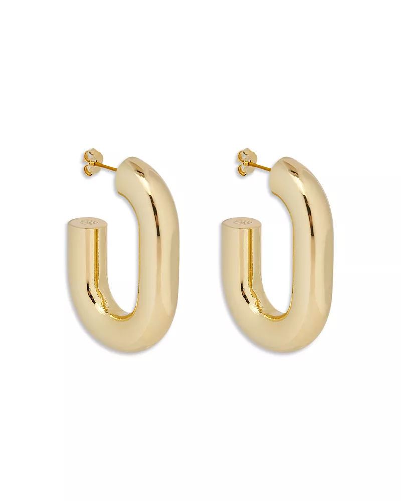 Rabanne Xl Link Single Hoop Earrings