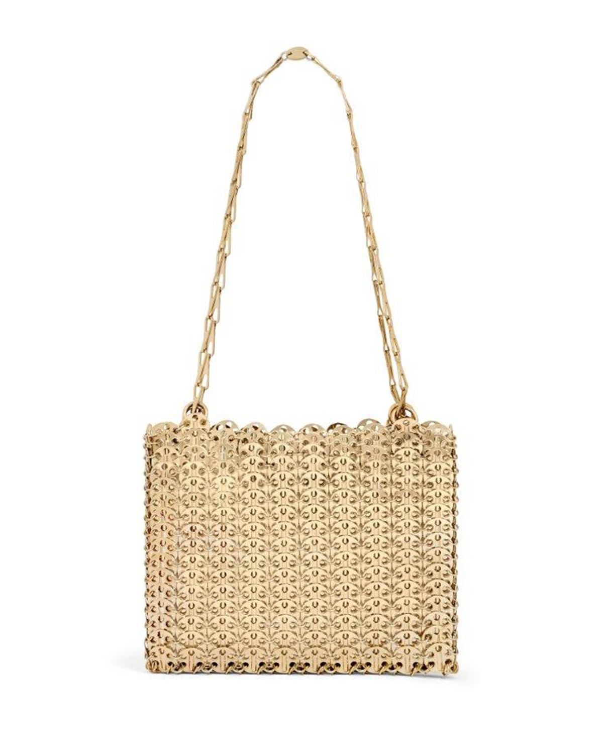 Rabanne 1969 Pochette Bag in Light Gold