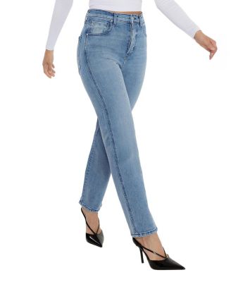 High Rise Tracy Straight Jean in Bayside