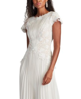 Cassiel Pleated Chiffon Gown