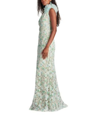 Kahli 3D Floral Embroidered Gown