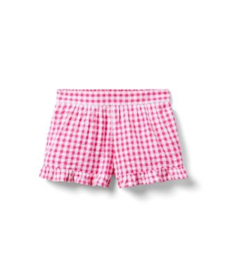 Janie and Jack - Girls' Gingham Short - Little Kid, Big Kid