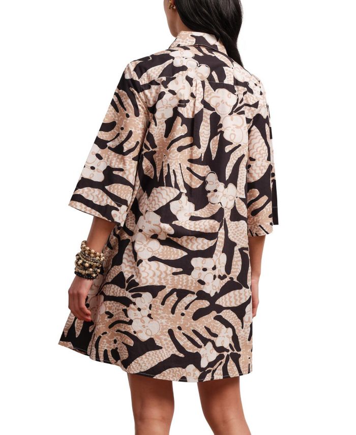 Isla Shirtdress Sketchy Jungle
