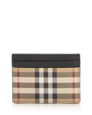 Sandon Check Card Case