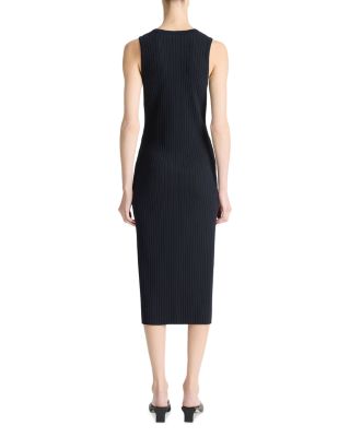 Sleeveless Ribbed Midi Dress