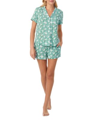 Short Sleeve Boxer Pajama Set
