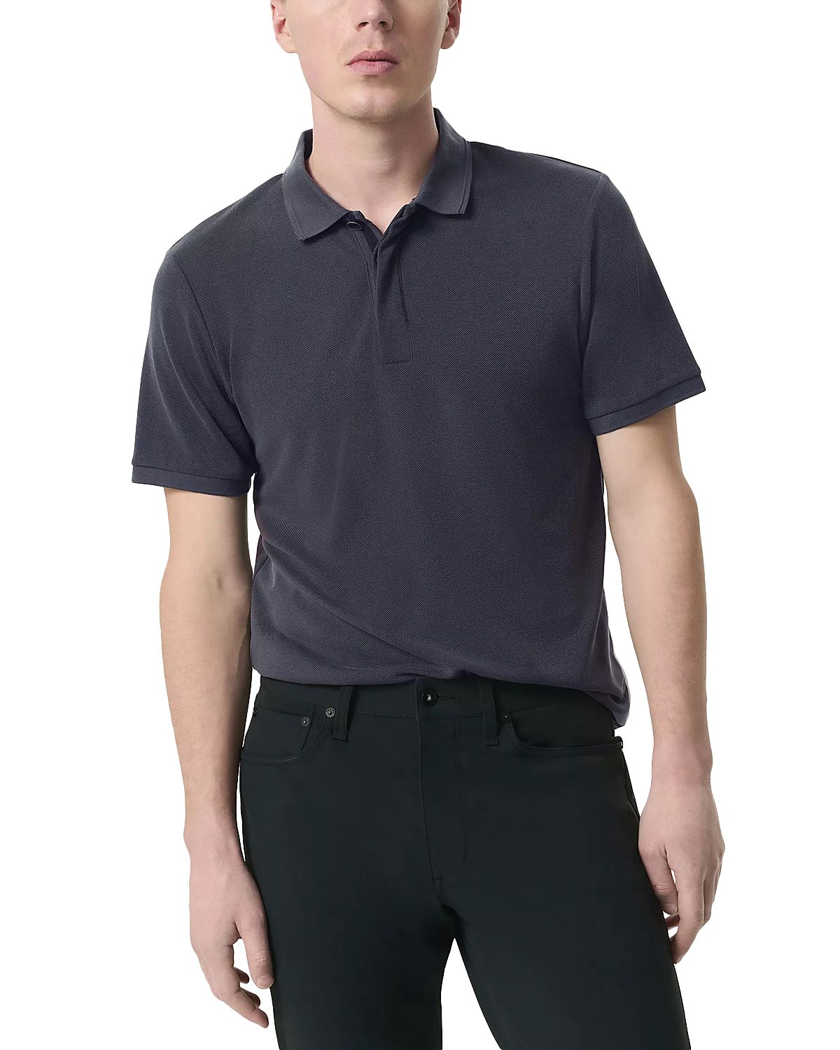 rag & bone Tech Pique Short Sleeve Polo Shirt