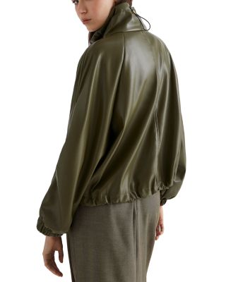 Loretta Faux Leather Jacket