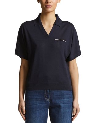 Cashmere &amp; Silk Polo