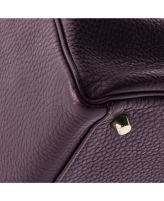 Kelly 32 Handbag Purple Togo with Gold Hardware