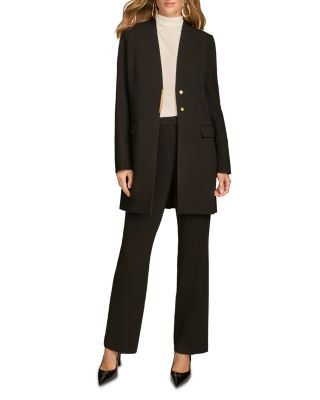Collarless Hardware Blazer