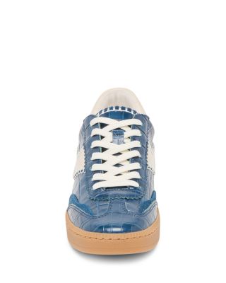 Women's Notice Stitch Croco Embossed Sneakers