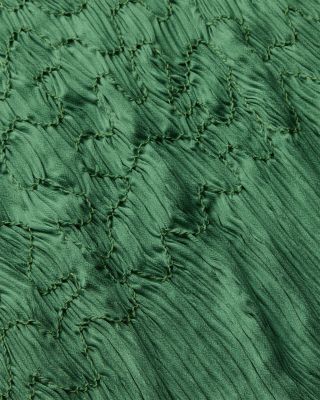 Smocked Embroidered Maxi Dress