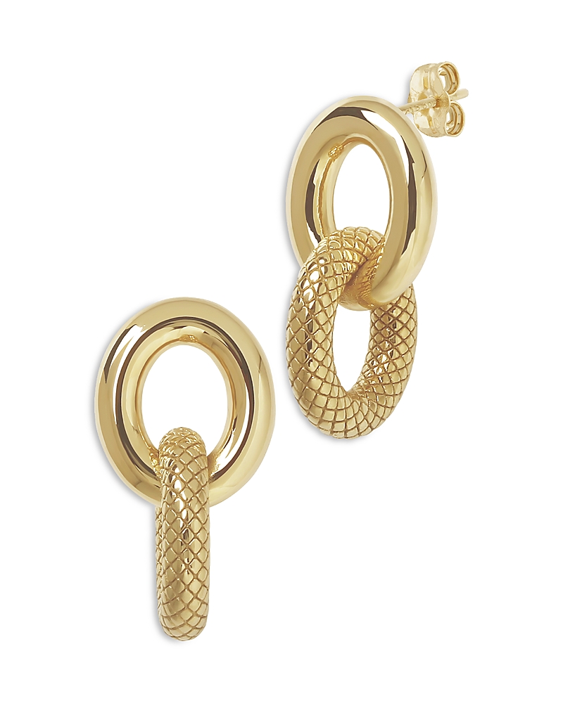 Bloomingdale's Fine Collection Thick Chain Link Drop Earrings In 14k Yellow Gold In Gold