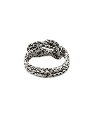  Sterling Silver Love Knot Weave Ring