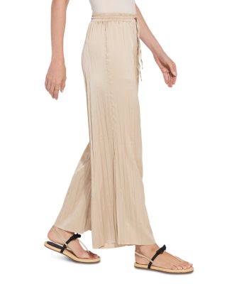 Packable Pleated Palazzo Pants