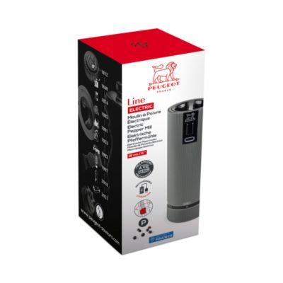 Line Electric Duo u'Select, Carbon Pepper Mill, 6"