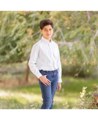 Boys&#39; Organic Poplin Button Down Shirt - Baby