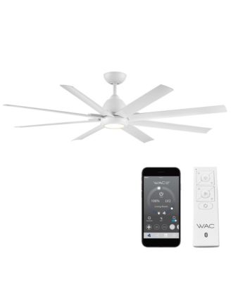 Smart Fans Mocha XL 66in 3000K LED Indoor or Outdoor Smart Home Ceiling Fan