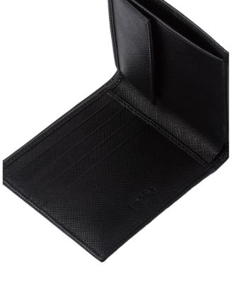  Saffiano Leather Wallet With Coin Purse