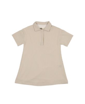 Girls' Seersucker Short Sleeve Dress - Little Kid