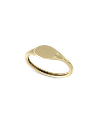 Bloomingdale's Fine Collection - Fine Collection Small Signet Ring in 14K Yellow Gold
