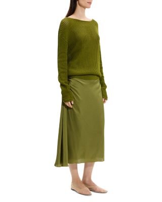 Easy Open Neck Pullover Sweater