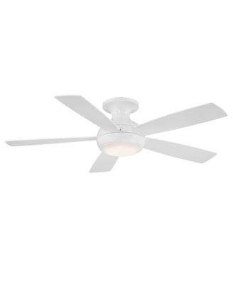 Smart Fans Odyssey 52in 3000K LED Indoor or Outdoor Flushmount Smart Compatible Ceiling Fan