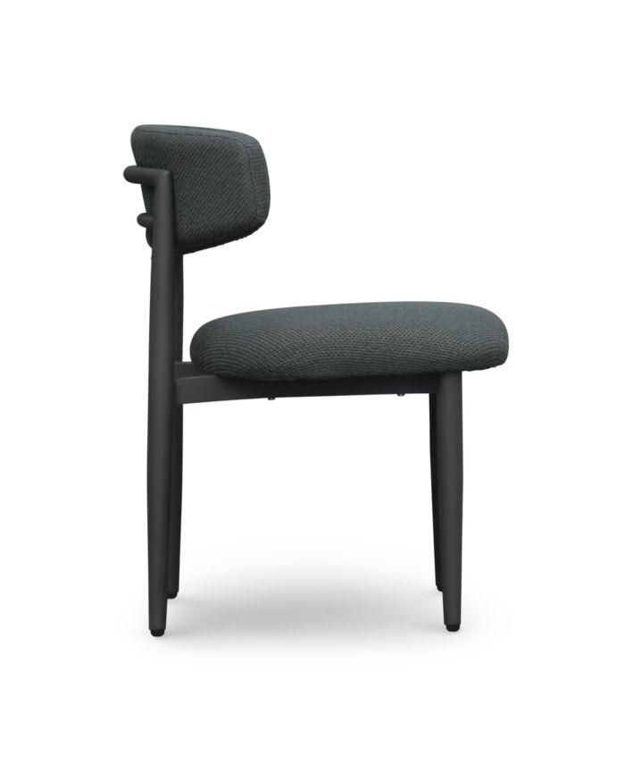 Annika Textured Fabric Outdoor Dining Chair