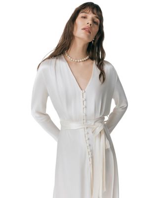  Meryl Satin Midi Dress