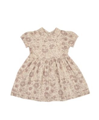 Girls' Pleated Garden Short Sleeve Dress - Little Kid