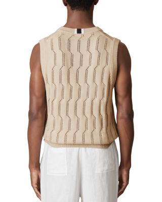 CHE THIEGO Pointelle V Neck Vest
