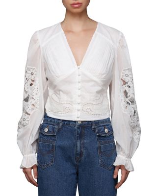 Avec Les Filles - Embroidered Shirt
