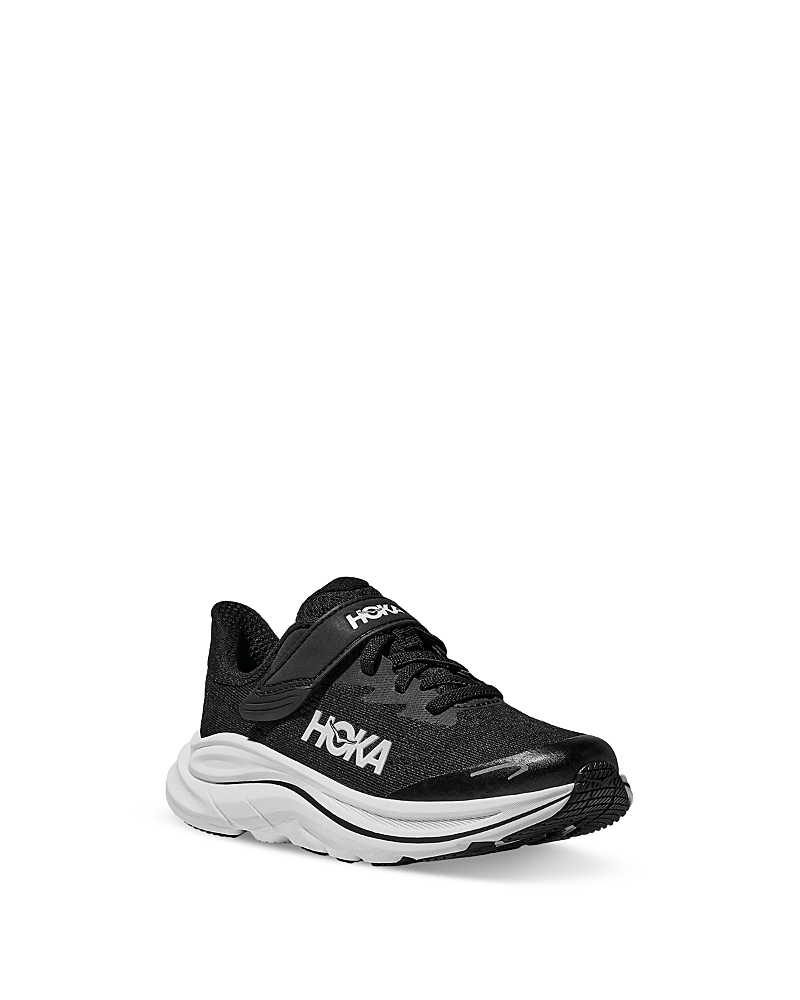 HOKA UNISEX CLIFTON 10 LACE UP SNEAKERS - LITTLE KID